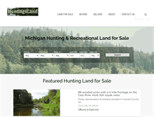 Tablet Screenshot of hunting4land.com